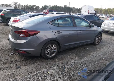 2019 Hyundai Elantra Sel from USA, damaged, VIN 5NPD84LF0KH430165